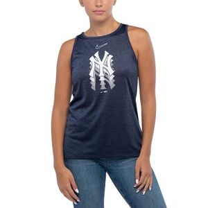 Nike Yankees Women's Logo Fade High Neck Performance Tank Medium NWT